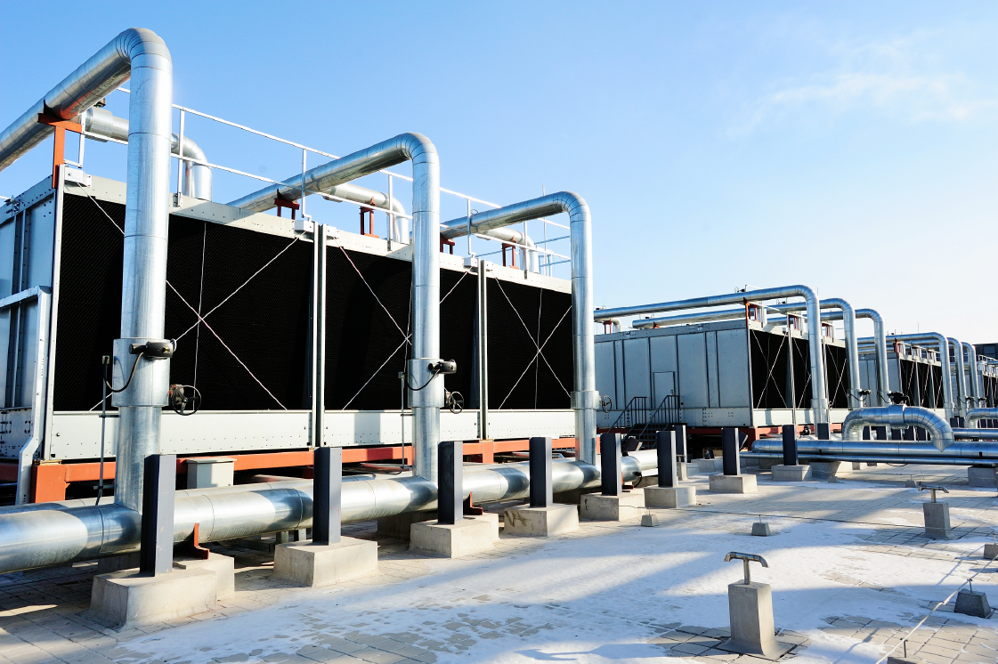 Hệ thống Chiller - làm mát Colling Tower